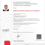 certificado CONOCER